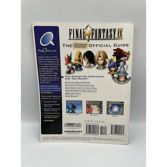 Final Fantasy IX BradyGames Strategy Guide Collector's Edition PS1 Squaresoft - Picture 4 of 9